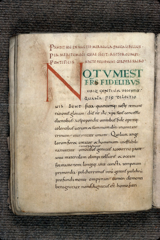 Vitae sanctorum - Initiale de couleur_0