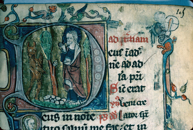 Heures/Vie de sainte Marguerite - Tentation du Christ