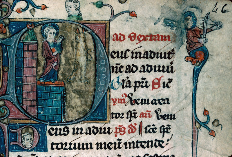 Heures/Vie de sainte Marguerite - Tentation du Christ