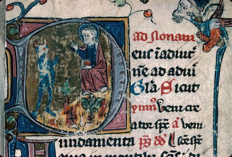 Heures/Vie de sainte Marguerite - Tentation du Christ