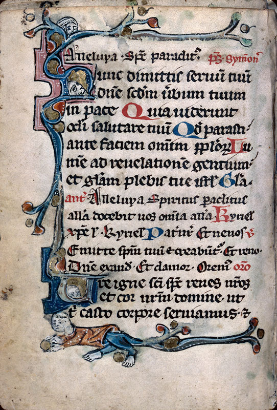 Heures/Vie de sainte Marguerite - Page décorée