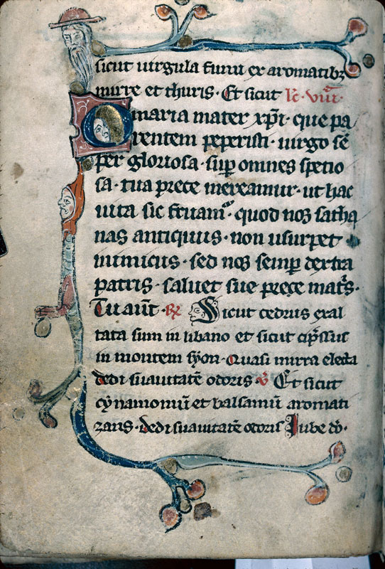 Heures/Vie de sainte Marguerite - Page décorée