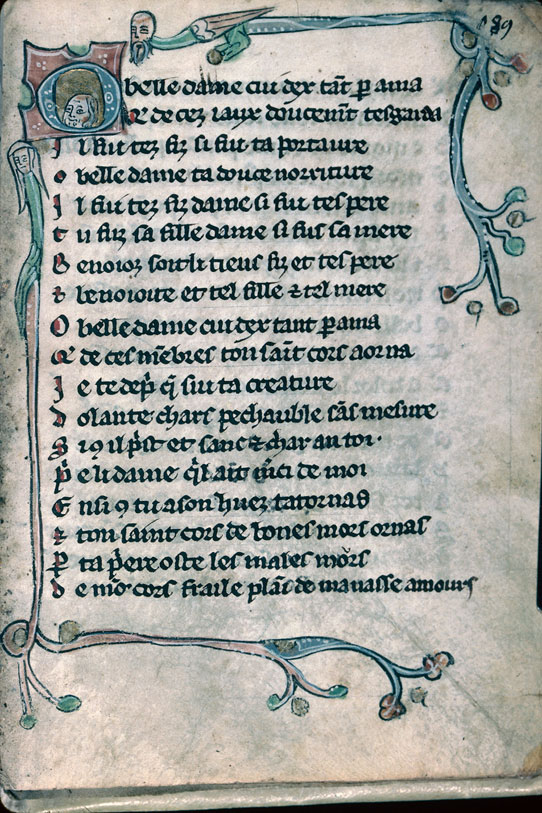 Heures/Vie de sainte Marguerite - Page décorée