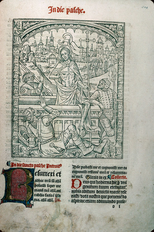 Missel à l'usage de Troyes - Résurrection du Christ