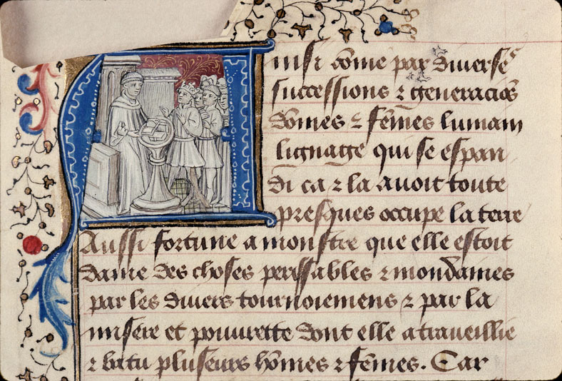 Cas des nobles hommes et femmes (Des) - Personnages de Boccace s'adressant à l'auteur
