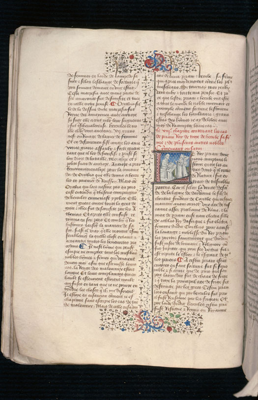 Cas des nobles hommes et femmes (Des) - Priam et Hécube s'adressant à Boccace_1