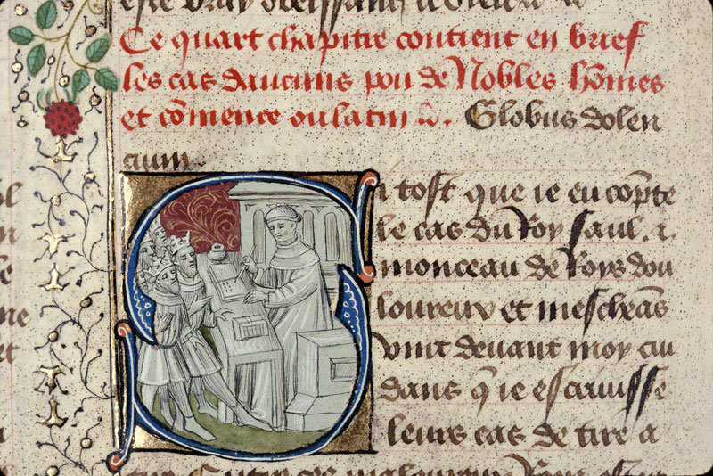 Cas des nobles hommes et femmes (Des) - Rois s'adressant à Boccace