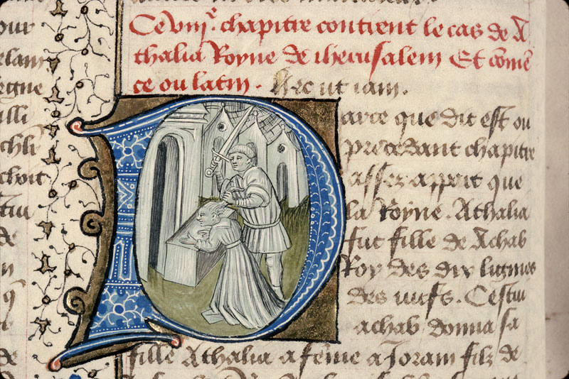 Cas des nobles hommes et femmes (Des) - Exécution d'Athalie