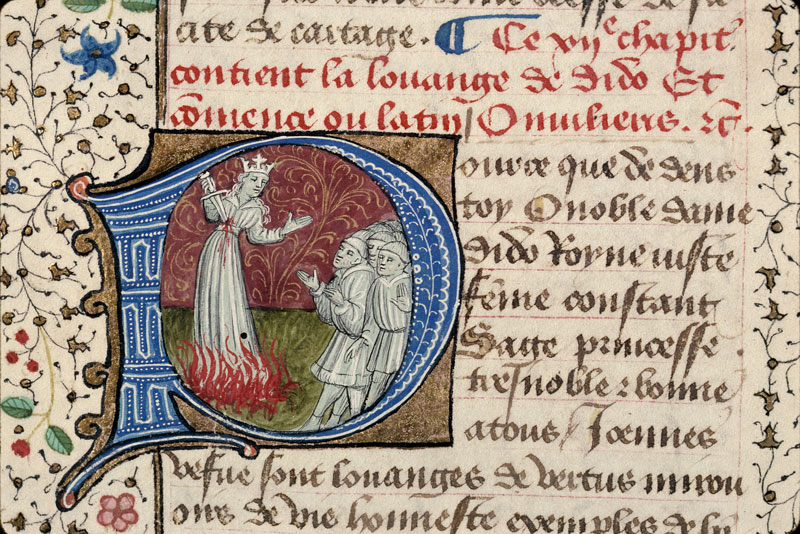 Cas des nobles hommes et femmes (Des) - Suicide de Didon