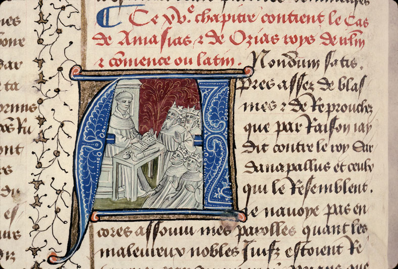 Cas des nobles hommes et femmes (Des) - Rois s'adressant à Boccace