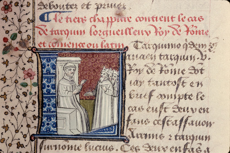 Cas des nobles hommes et femmes (Des) - Boccace s'adressant à des rois