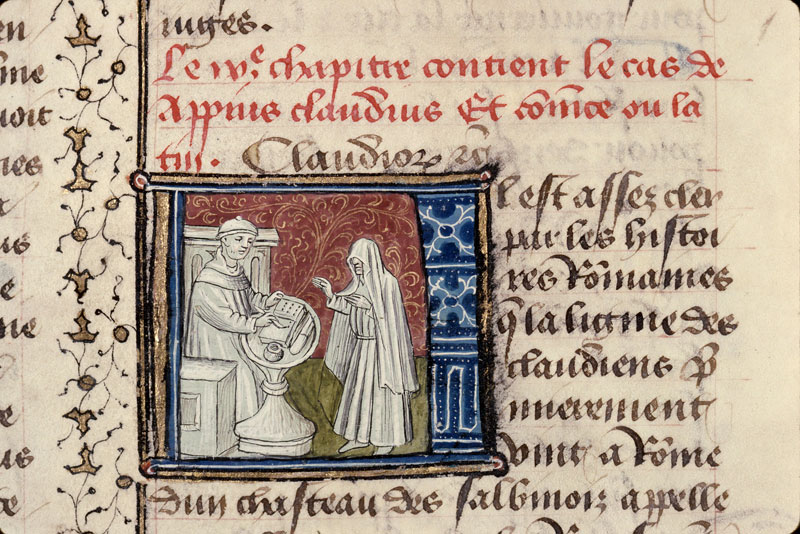 Cas des nobles hommes et femmes (Des) - Appius Claudius s'adressant à Boccace