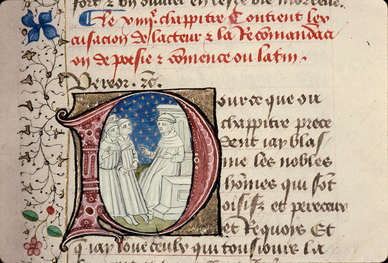 Cas des nobles hommes et femmes (Des) - Boccace s'adressant aux lettrés
