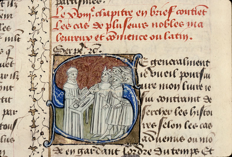 Cas des nobles hommes et femmes (Des) - Personnages de Boccace s'adressant à l'auteur