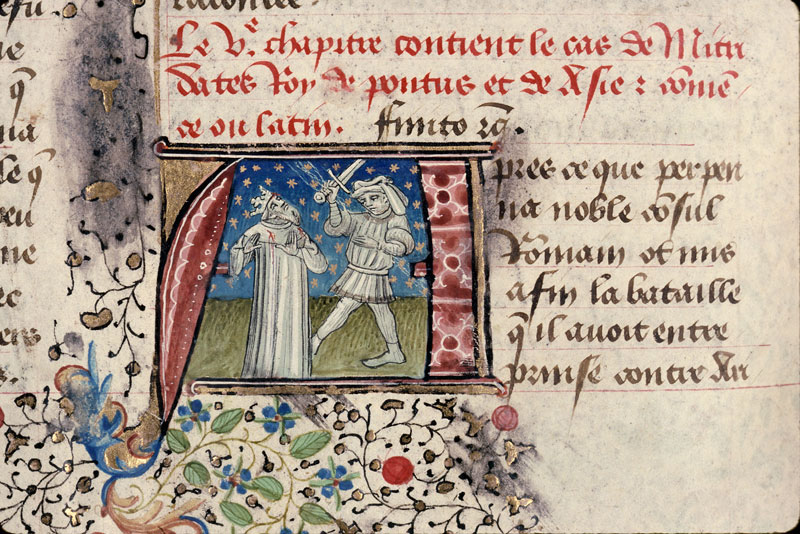 Cas des nobles hommes et femmes (Des) - Mort de Mithridate_0