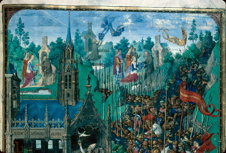 Cité de Dieu - Ermite recevant les armes de France des mains d'un ange_1