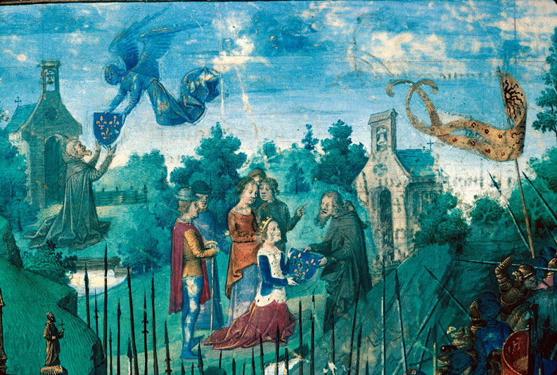 Cité de Dieu - Ermite recevant les armes de France des mains d'un ange_2