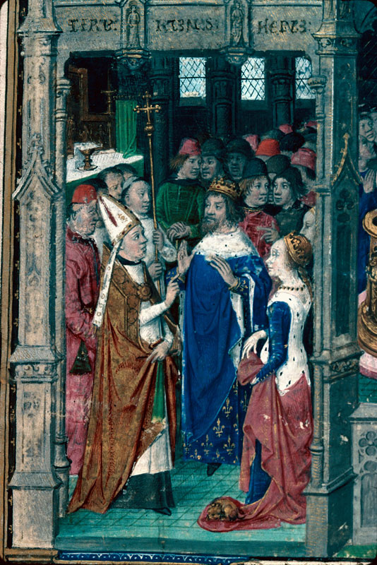 Cité de Dieu - Clovis et Clotilde accueillis par saint Remi à Reims