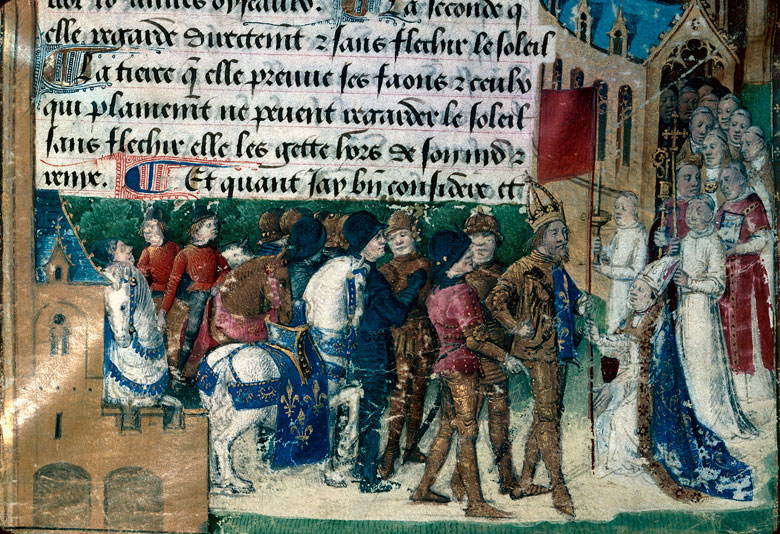 Cité de Dieu - Charlemagne rapportant l'oriflamme à Saint-Denis