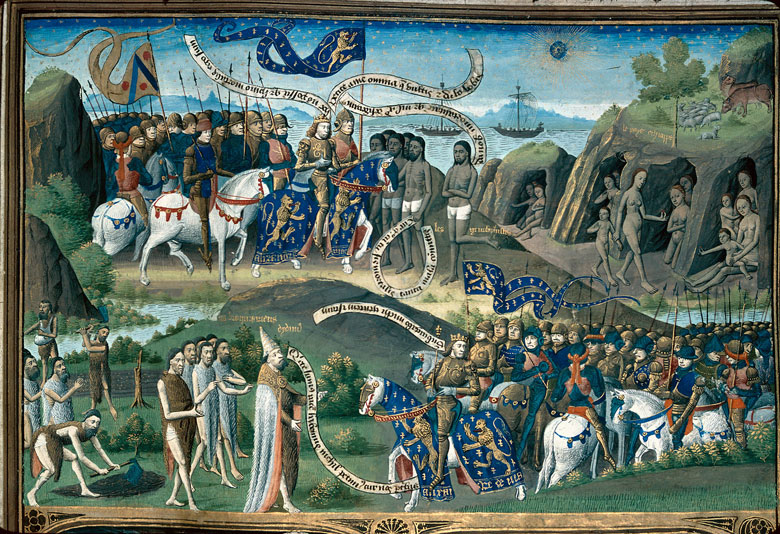 Cité de Dieu - Alexandre s'adressant aux Gymnosophistes_1