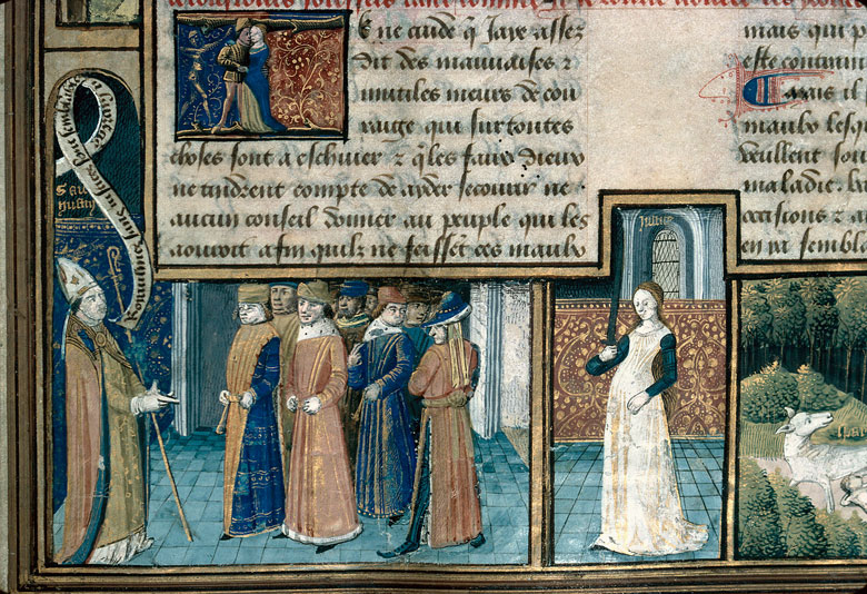 Cité de Dieu - Saint Augustin s'adressant à un groupe de magistrats_1