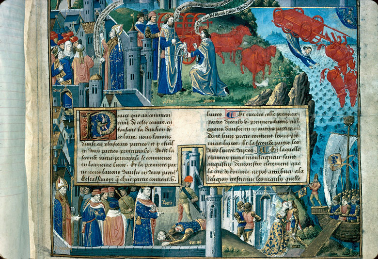 Cité de Dieu - Saint Augustin et Romulus ordonnant l'exécution de Remus_1