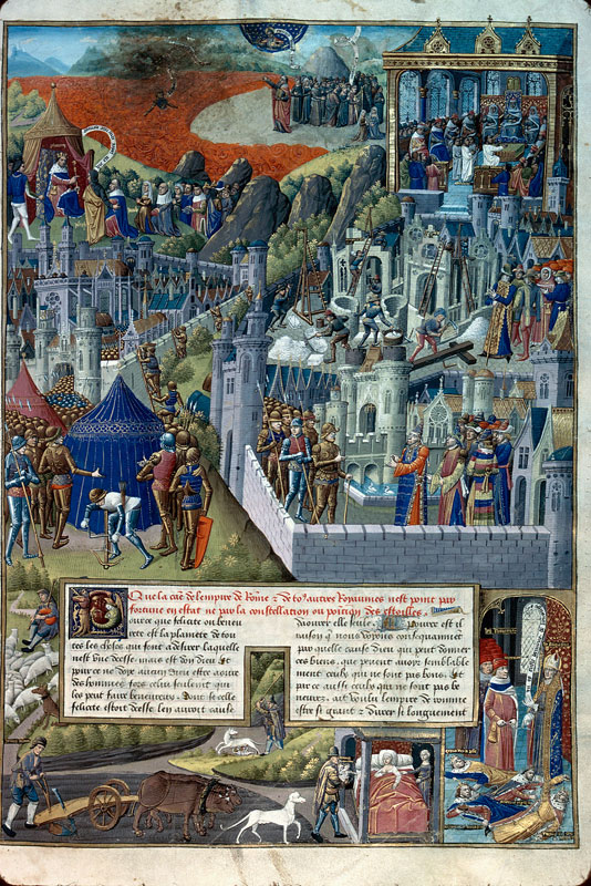 Cité de Dieu - Saint Augustin reprochant à Mécène son orgueil_1
