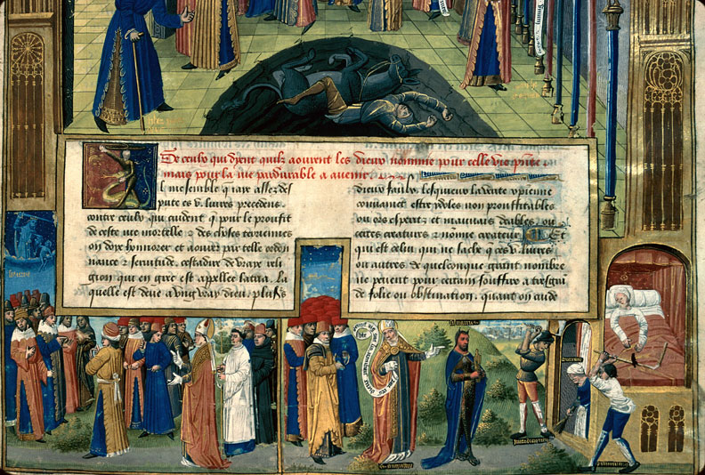 Cité de Dieu - Saint Augustin et l'accouchée protégée de Silvain par trois dieux_2