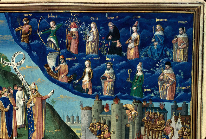 Cité de Dieu - Saint Augustin dénonçant aux païens leurs grandes divinités