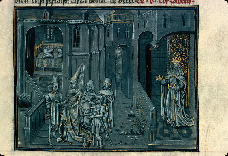 Légende dorée - Sainte Elisabeth de Hongrie/Sainte Elisabeth de Hongrie faisant la charité