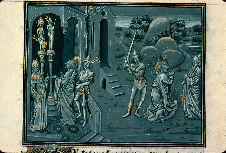 Légende dorée - Saint Chrysogone refusant de sacrifier aux idoles