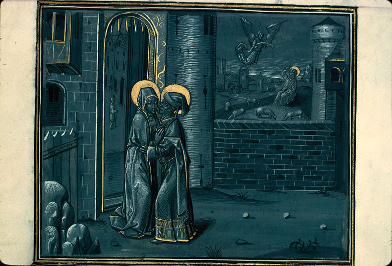 Légende dorée - Annonce à Joachim/Rencontre de Joachim et Anne à la Porte d'or
