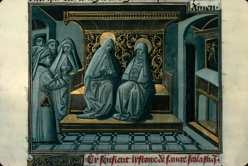 Légende dorée - Saint Benoît et sainte Scolastique