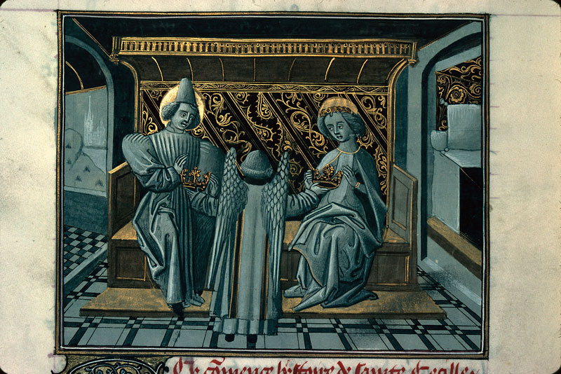 Légende dorée - Saint Valérien et sainte Cécile
