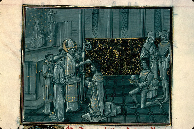 Légende dorée - Baptême de Clovis
