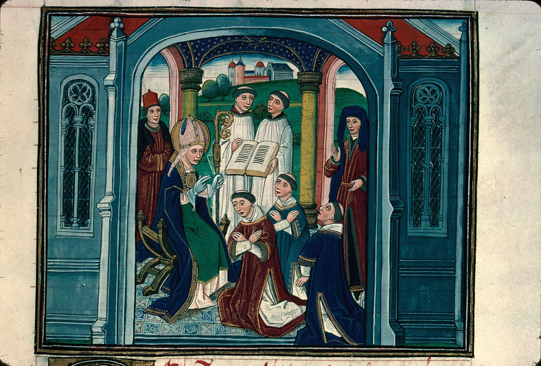 Légende dorée - Saint Caïus ordonnant des diacres