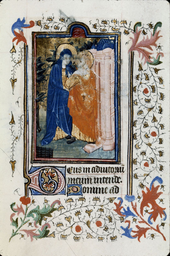Heures - Rencontre de Joachim et Anne à la Porte d'or