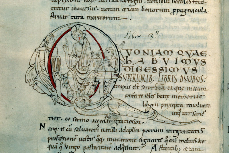 Opuscula - Christ, scribe et saint Ambroise (à préciser)