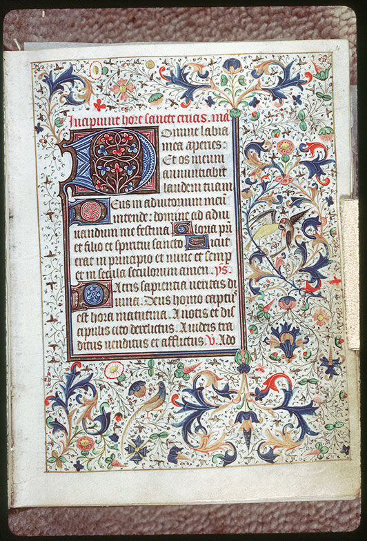 Heures à l'usage de Rome - Page décorée