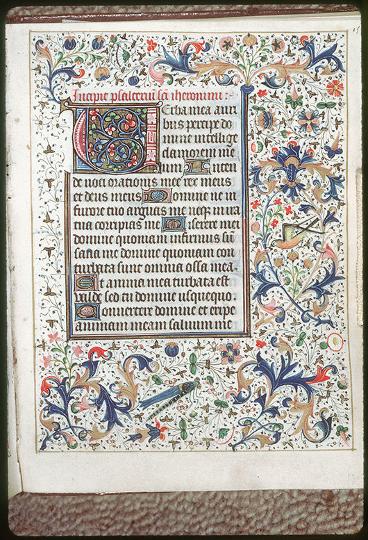 Heures à l'usage de Rome - Page décorée