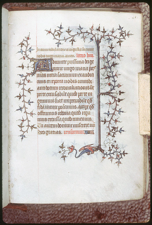 Heures à l'usage de Paris - Page décorée