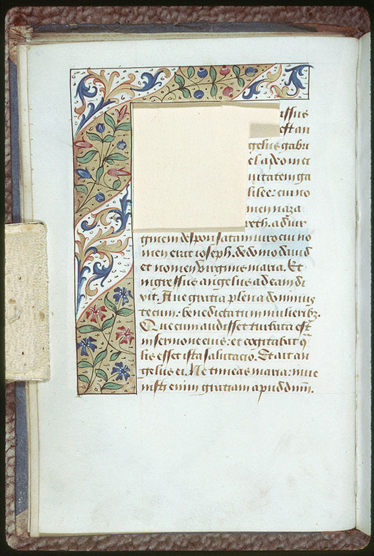 Heures - Page décorée