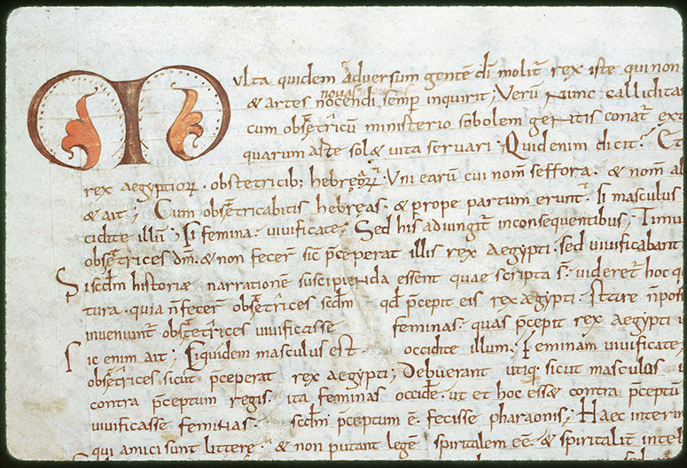 Homiliae in Testamentum Vetus - Initiale ornée