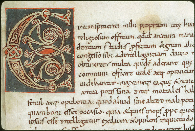 Trinitate (De) - Initiale ornée