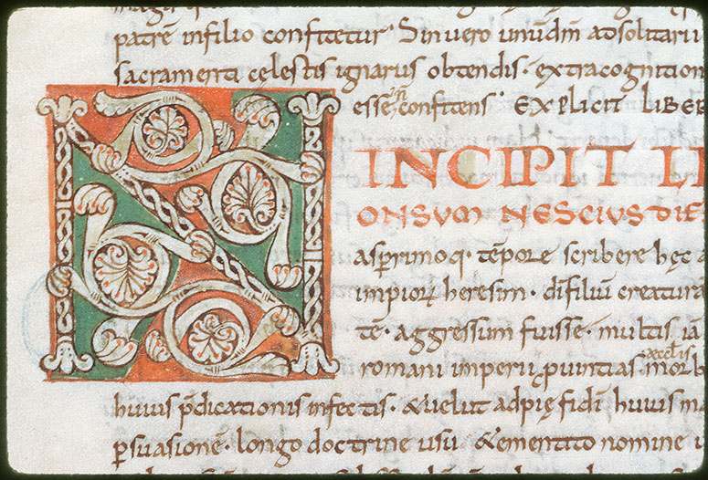 Trinitate (De) - Initiale ornée