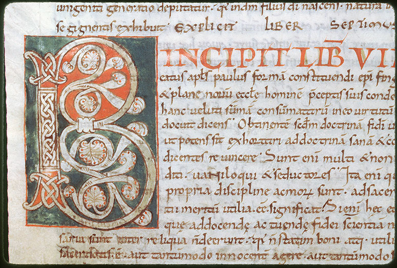 Trinitate (De) - Initiale ornée