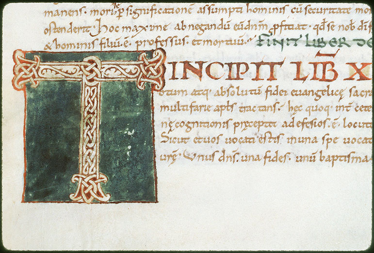 Trinitate (De) - Initiale ornée