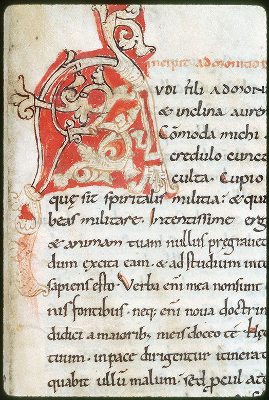 Recueil - Initiale ornée