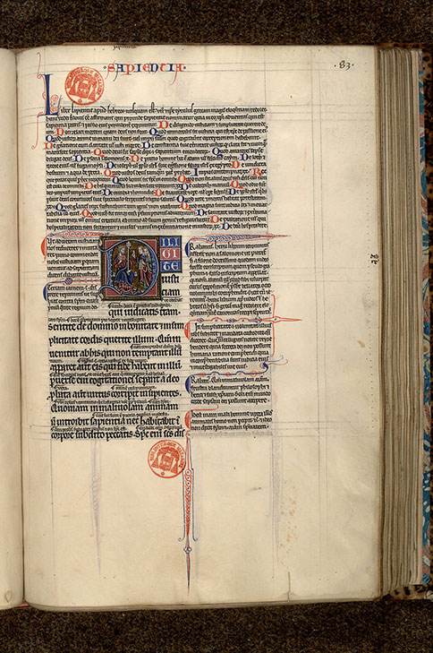 Bible glosée - Salomon roi bénissant (à préciser)_1