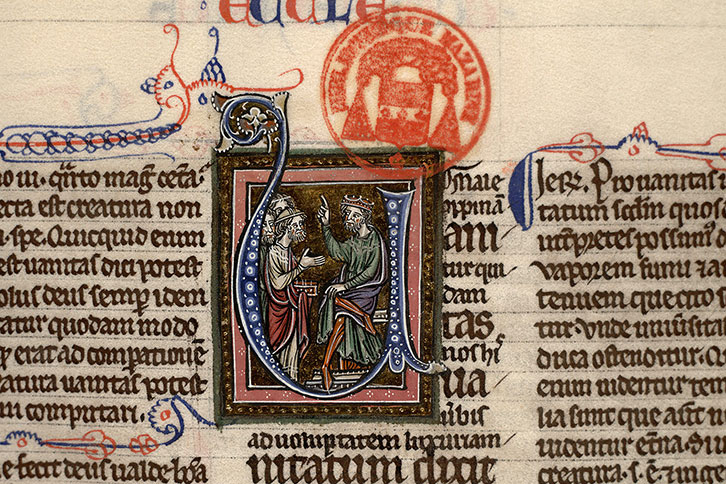 Bible glosée - Salomon enseignant (à préciser)_0